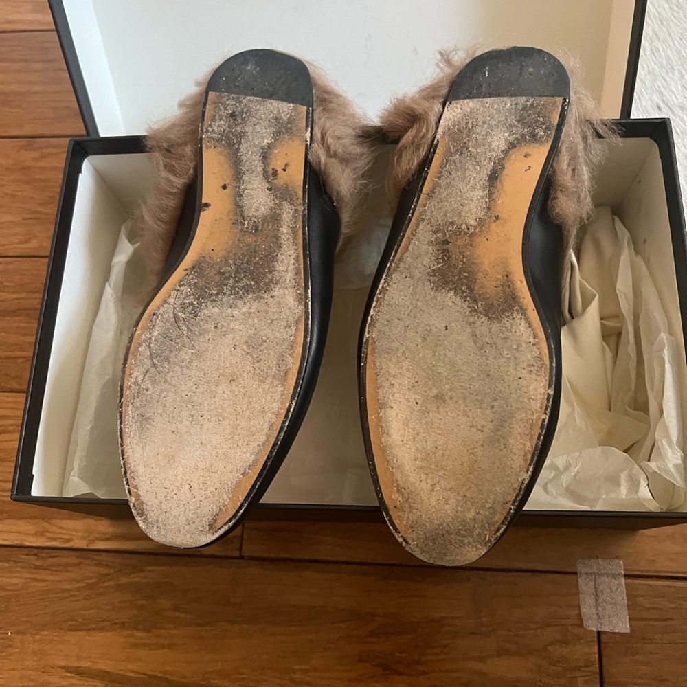 Gucci Fur Slides - Picture 3 of 5